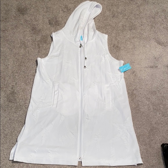Kim Rogers Other - NWT Kim Rogers sleeveless swim cover up XL